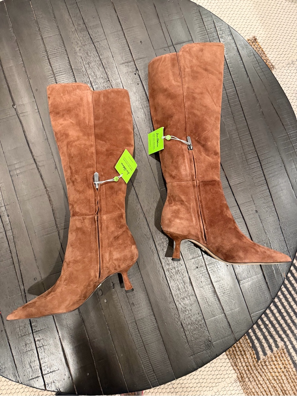 🔥💥🔥NWOB Sam Edelman Taylin boots Size 8.5 US Brown Suede - Picture 5 of 15